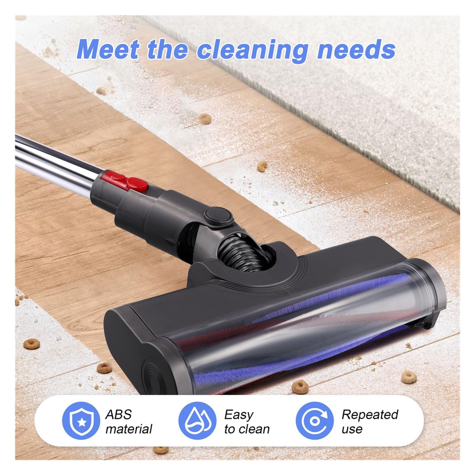 Amazon | 掃除機アタッチメント電動フロアブラシヘッド